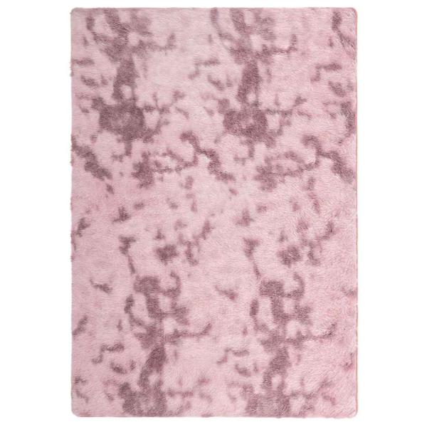 Teppich Shaggy Hochflor NAVARRA Altrosa 120x170 cm Polyester