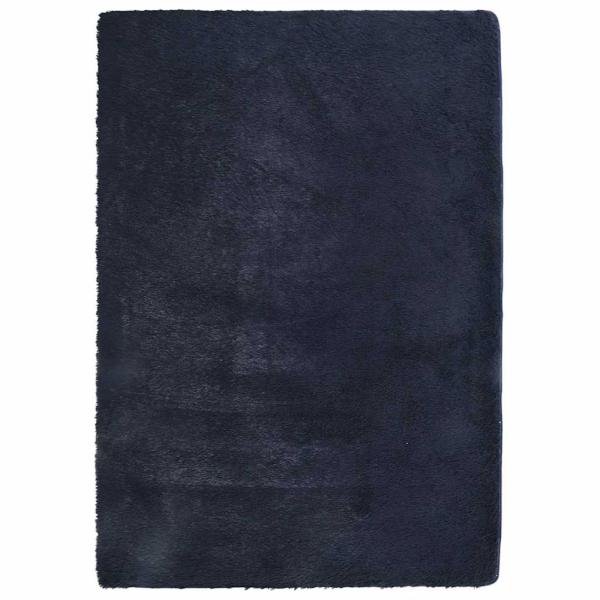 Teppich Shaggy Hochflor NAVARRA Marineblau 240x340 cm Polyester