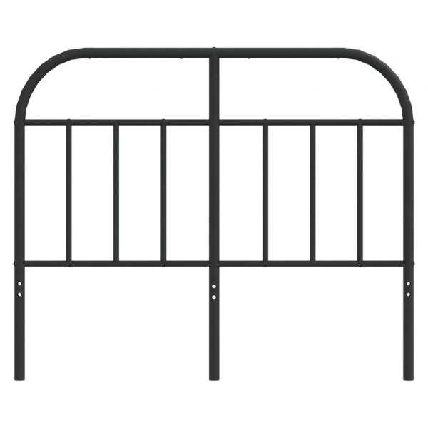 Kopfteil Metall Schwarz 120 cm