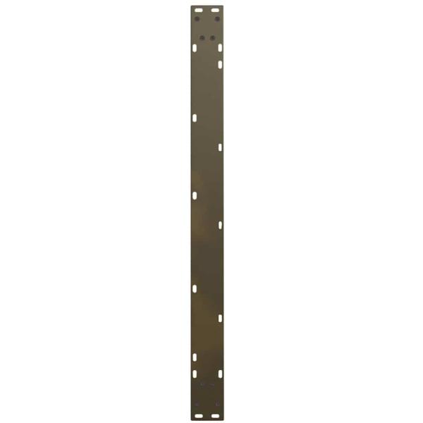 ARDEBO.de - Esstischbeine V-Form 3 Stück Naturstahl 100x(72-73,3) cm Stahl