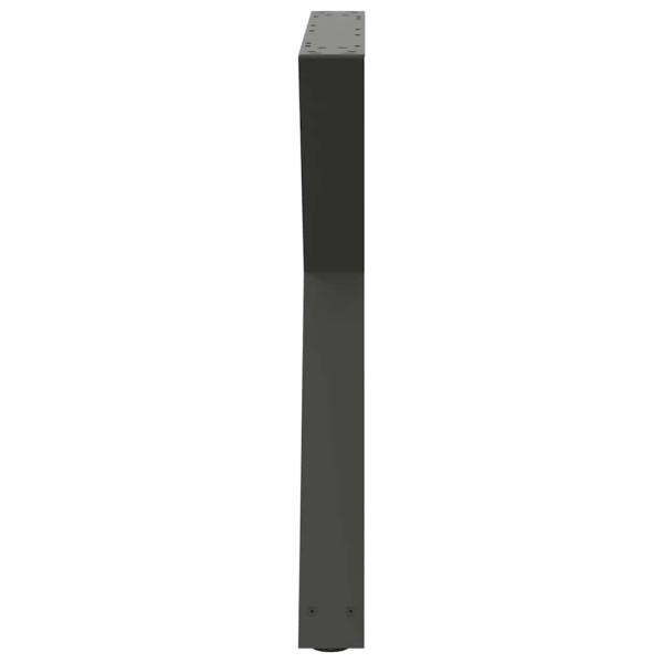 Esstisch Beine 2 Stück Anthrazit 70x(72-73,3) cm Stahl