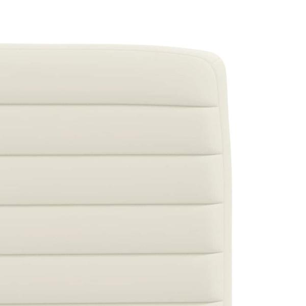 Esszimmerstühle 4 Stk. Creme Samt