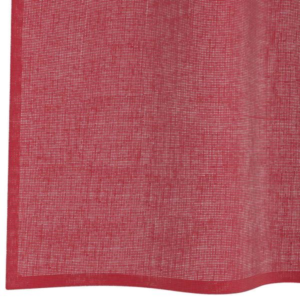 Voile Vorhänge mit Stangentaschen 2 Stk. Weinrot