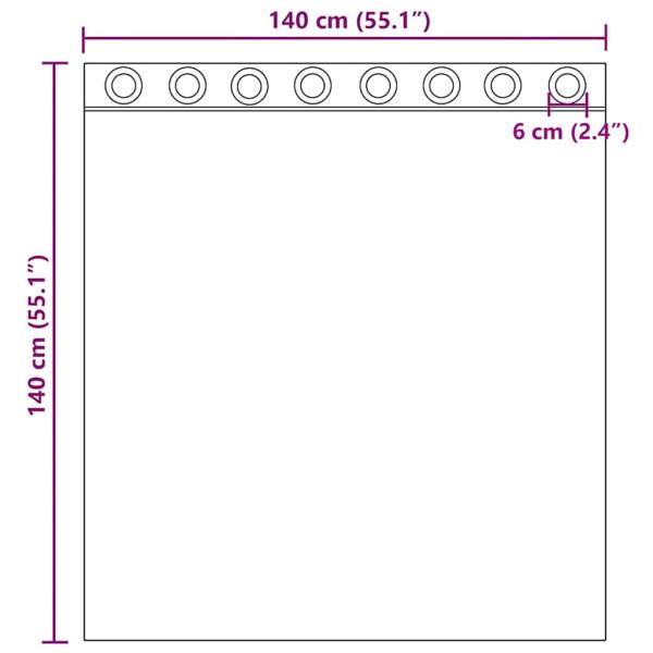 Voile Vorhänge mit Ösen 2 Stk. Weiß