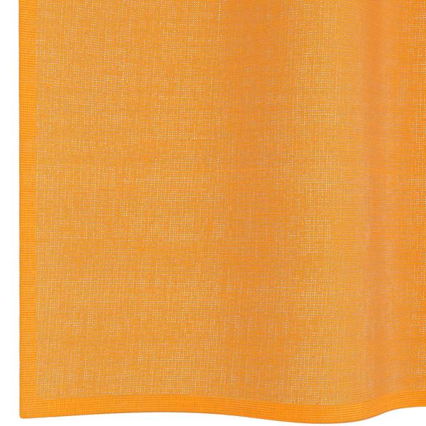 Voile Vorhänge mit Schlaufen 2 Stk. Orange 140x245 cm