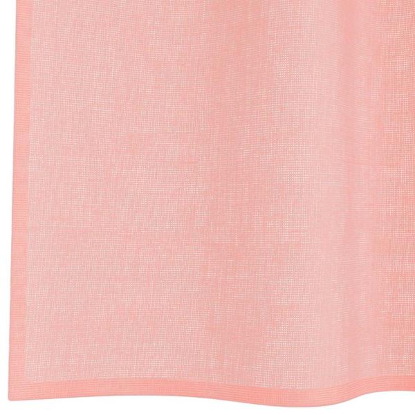 Voile Vorhänge mit Schlaufen 2 Stk. Rosa 140x140 cm