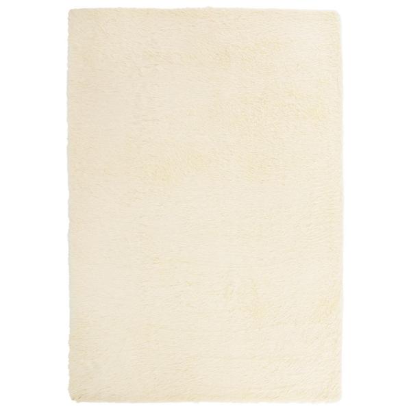 Teppich Shaggy Hochflor NAVARRA Creme 160x230 cm Polyester