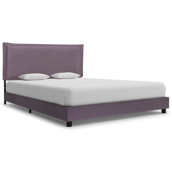ARDEBO.de - Bettgestell ohne Matratze Taupe Stoff 90x200 cm