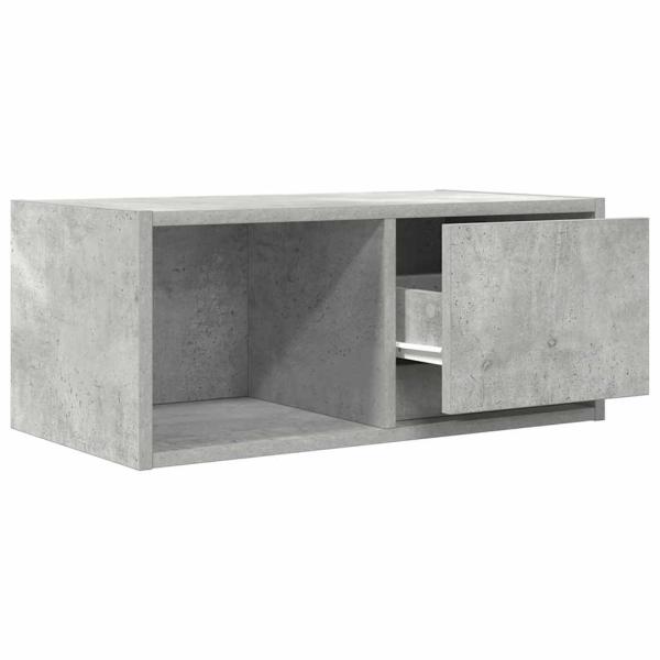 TV-Schränke 2 Stk. Betongrau 60x31x25,5 cm Holzwerkstoff