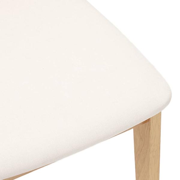 Esszimmerstühle mit Kissen 2 Stk. Massivholz Gummibaum