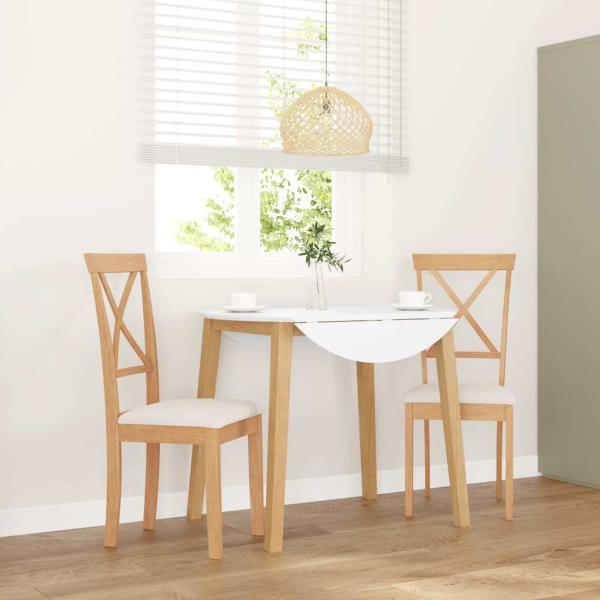 ARDEBO.de - Esszimmerstühle mit Kissen 2 Stk. Massivholz Gummibaum