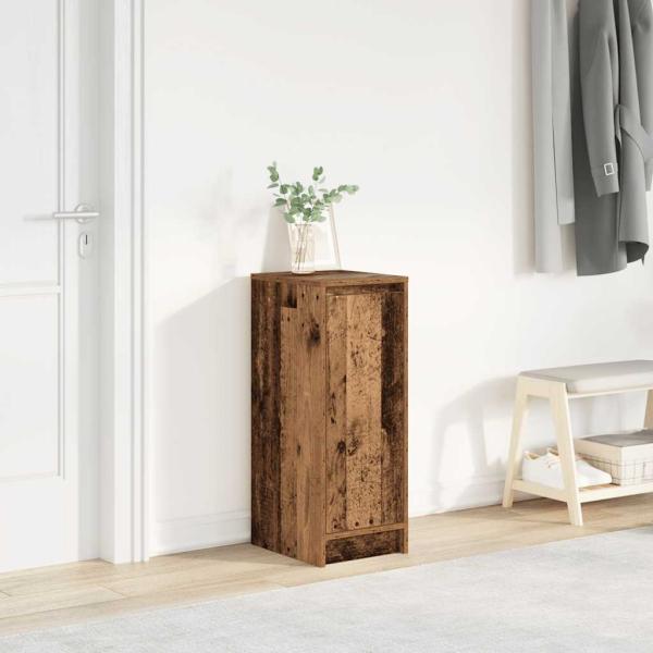 ARDEBO.de - Schuhschrank Altholz-Optik 29,5x34x76 cm Holzwerkstoff