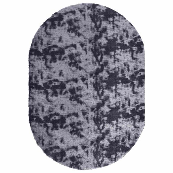 Teppich Shaggy Hochflor NAVARRA Dunkelgrau 300x200 cm Polyester