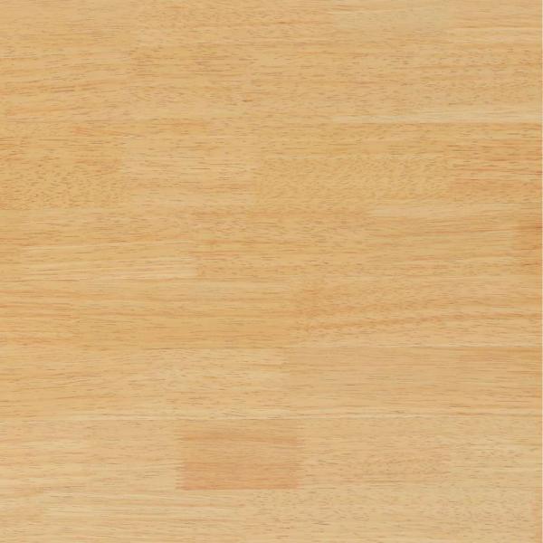 Barhocker 2 Stk. Natur Massivholz Gummibaum