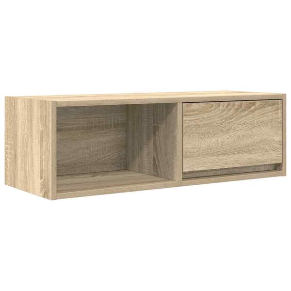 TV-Schränke 2 Stk. Sonoma-Eiche 80x31x25,5 cm Holzwerkstoff