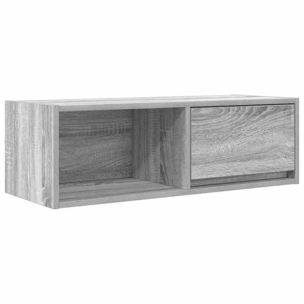 TV-Schränke 2 Stk. Grau Sonoma 80x31x25,5 cm Holzwerkstoff