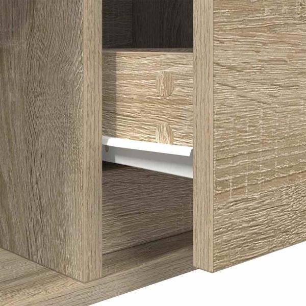 TV-Schrank Sonoma-Eiche 80x31x25,5 cm Holzwerkstoff