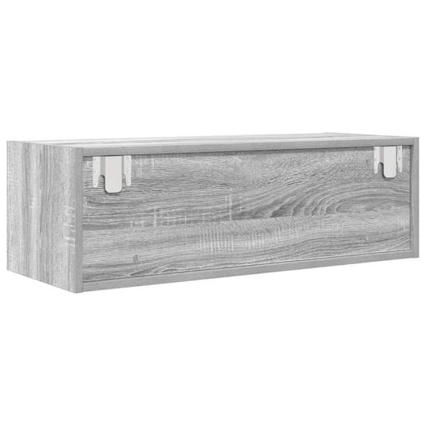 TV-Schrank Grau Sonoma 80x31x25,5 cm Holzwerkstoff