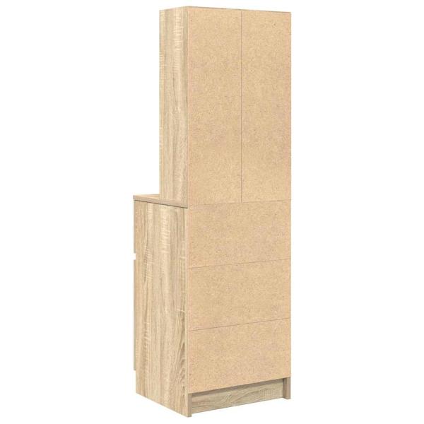 Nachttisch Sonoma-Eiche 39x35x125 cm Holzwerkstoff