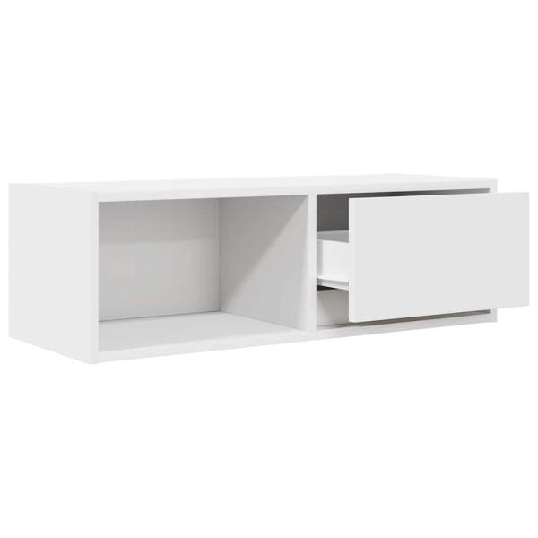 TV-Schrank Weiß 80x31x25,5 cm Holzwerkstoff