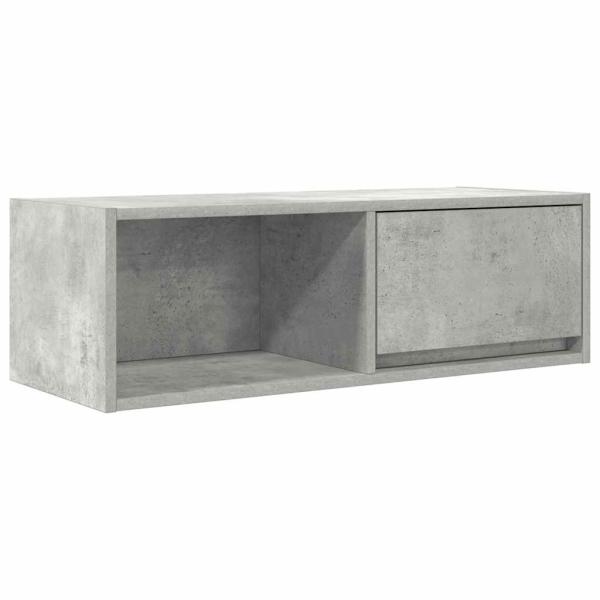 TV-Schränke 2 Stk. Betongrau 80x31x25,5 cm Holzwerkstoff