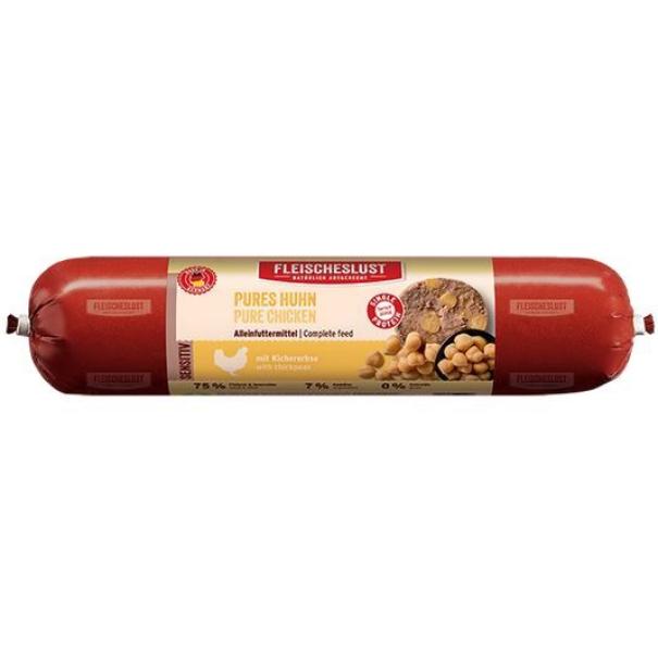 ARDEBO.de Fleischeslust Sensitiv Pures Huhn mit Kichererbse 800g
