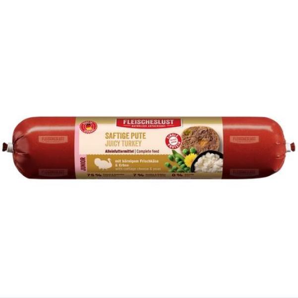 ARDEBO.de Fleischeslust Lifecycle Junior Saftige Pute mit körnigem Frischkäse & Erbse 400g