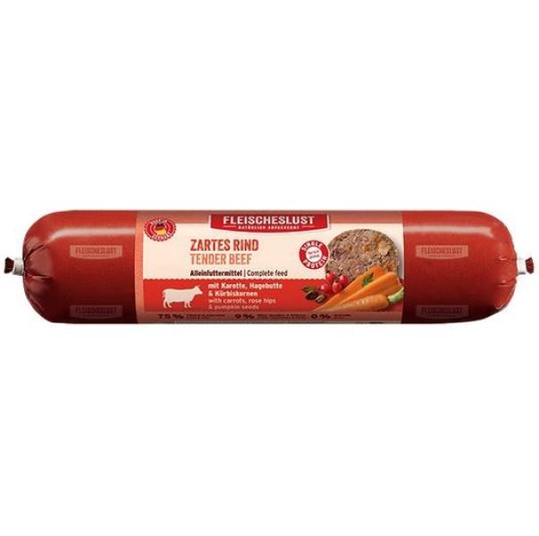 ARDEBO.de Fleischeslust Classic Zartes Rind mit Karotte, Hagebutte & Kürbiskernen 400g