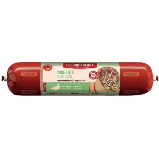 ARDEBO.de Fleischeslust Sensitiv Pure Ente mit Apfel & Amaranth 800g