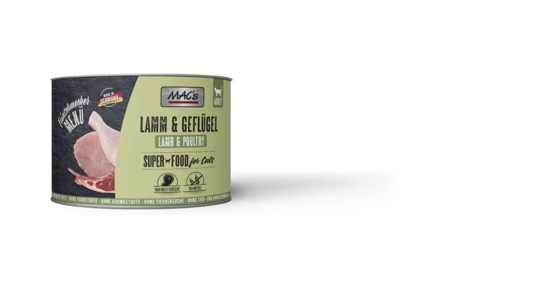 ARDEBO.de MACs Cat Feinschmecker Lamm & Geflügel 200g