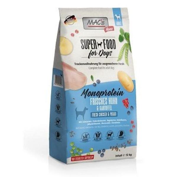 ARDEBO.de MACs Dog Mono Frisches Huhn 12kg