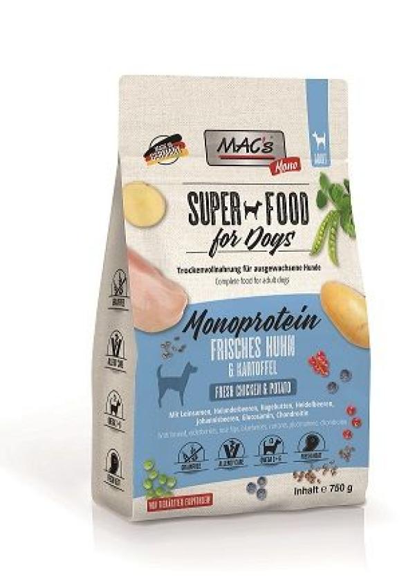ARDEBO.de MACs Dog Mono Frisches Huhn 750g