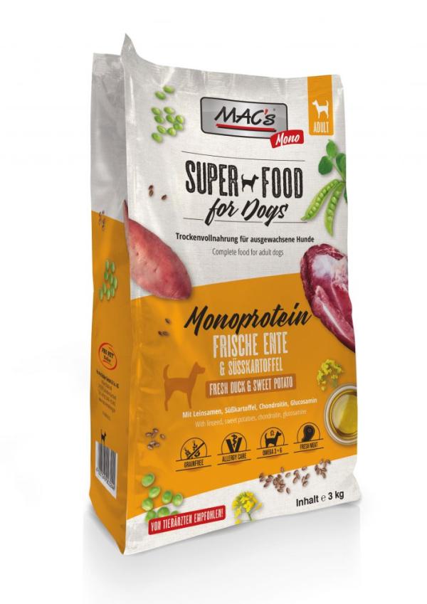 ARDEBO.de MACs Dog Mono Frische Ente 3kg