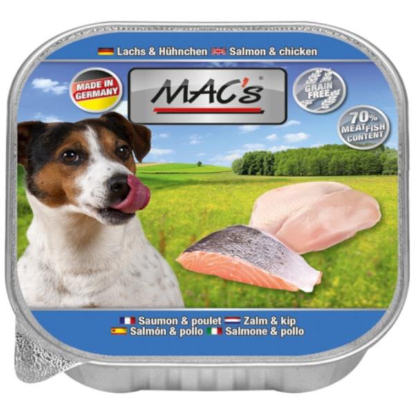 ARDEBO.de MACs Dog Huhn & Lachs 150g