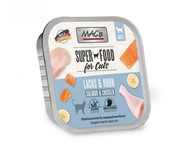 MACs Cat Lachs & Hühnchen 100g (Menge: 16 je Bestelleinheit)