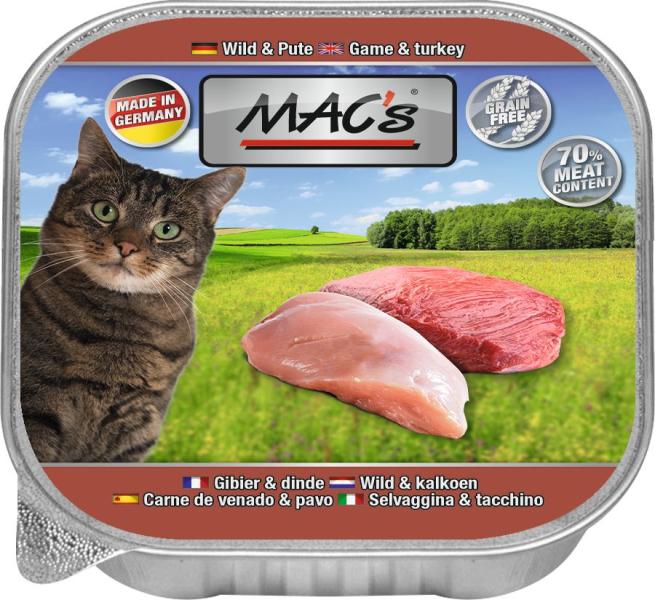 ARDEBO.de MACs Cat Wild & Pute 100g