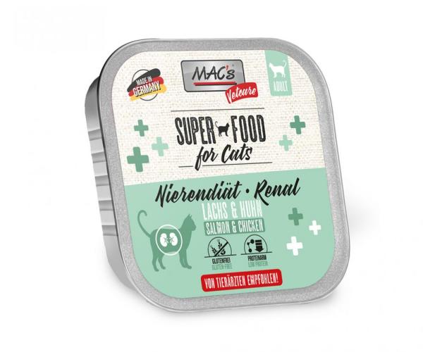 MACs Cat Vetcare Lachs Huhn Nierendiät 100g (Menge: 16 je Bestelleinheit)