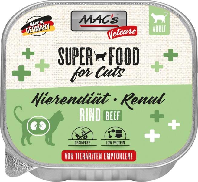 ARDEBO.de MACs Cat Vetcare Rind Nierendiät 100g