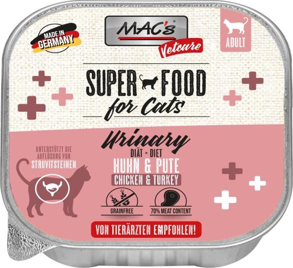 MACs Cat Vetcare Urinary Huhn & Pute 100g (Menge: 16 je Bestelleinheit)