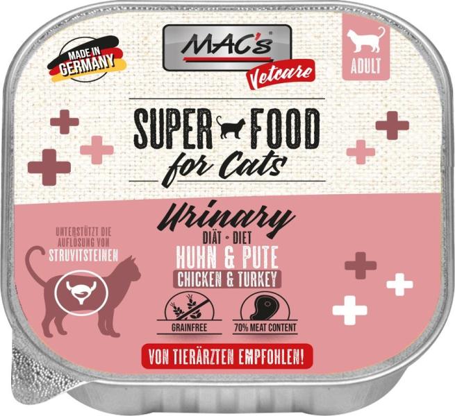 MACs Cat Vetcare Urinary Huhn & Pute 100g (Menge: 16 je Bestelleinheit)