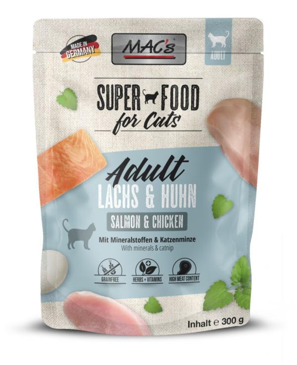 ARDEBO.de MACs Cat Pouch Lachs & Huhn 300g