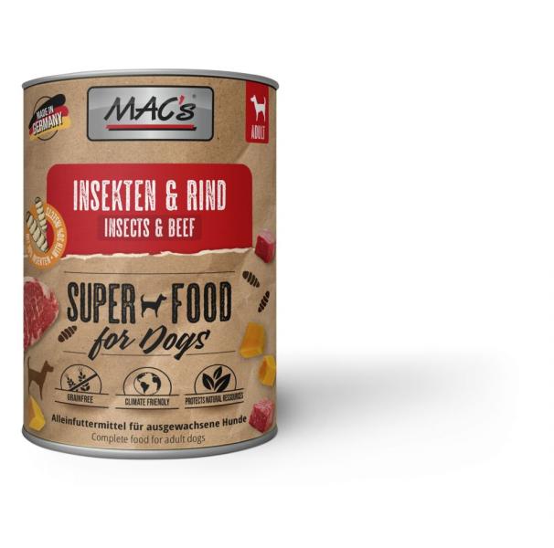 ARDEBO.de MACs Dog Insekten & Rind Dose 750g
