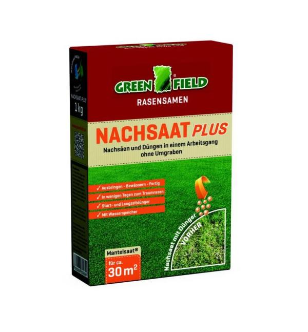 ARDEBO.de Greenfield Nachsaat Plus 1 kg Faltschachtel