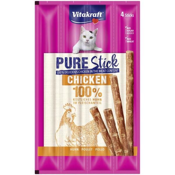ARDEBO.de Vitakraft Cat Pure Stick Huhn 4x5g