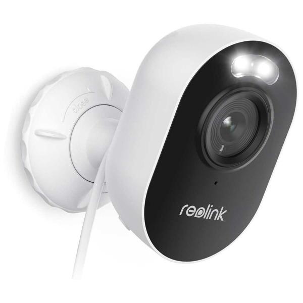 ARDEBO.de Reolink Lumus Series E430 4 MP Dualband WLAN Bullet Überwachungskamera mit Scheinwerfer, Nachtsicht in Farbe, Weiß