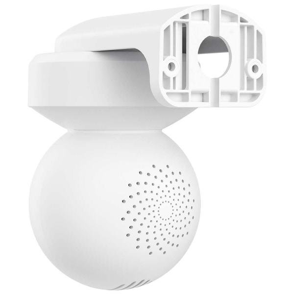 Reolink E Series E540 5 MP WLAN PTZ Dome Überwachungskamera, Personen- und Fahrzeugerkennung, integriertem Scheinwerfer und Sirene, weiß