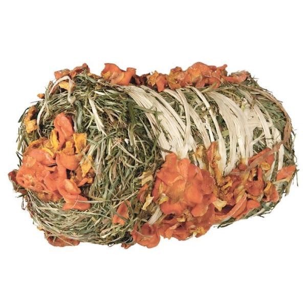 ARDEBO.de Trixie Heuballen mit Kürbis und Karotte 10 × 18 cm / 200 g