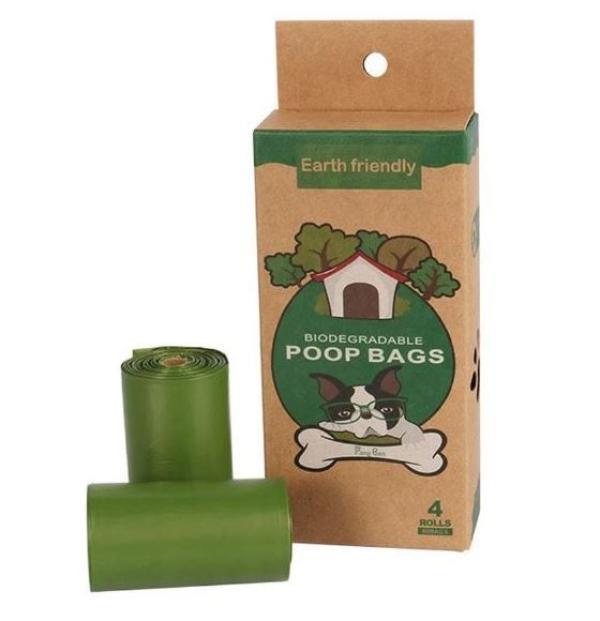 ARDEBO.de Earth Friendly POOP BAGS Hundekotbeutel 4 Rollen