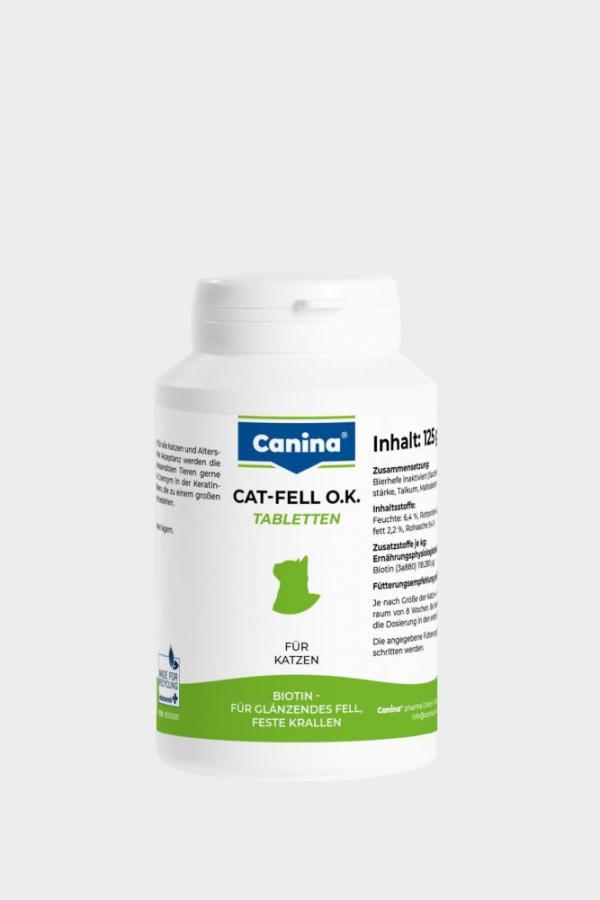 ARDEBO.de Canina Pharma Cat-Fell O.K. Tabletten 125 g (ca. 250 Stück)