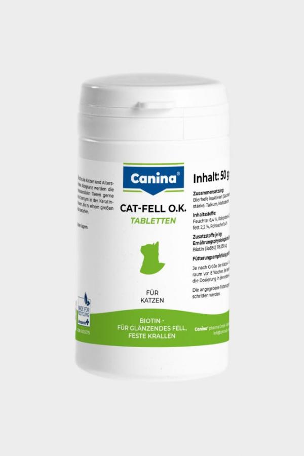 ARDEBO.de Canina Cat-Fell O.K. Tabletten 50g (ca. 100 Stück)